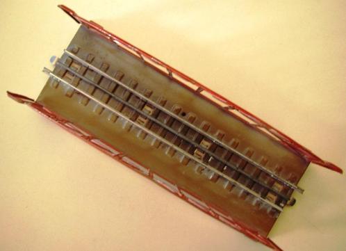 MäRKLIN H0 467 BRUG 18 cm middenleider 1937 rails nikkel 800, Hobby en Vrije tijd, Modeltreinen | H0, Zo goed als nieuw, Overige typen