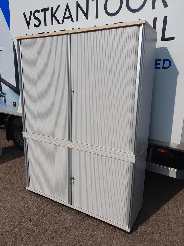Roldeurkast met legborden of hangmappen frames, Huis en Inrichting, Kasten | Roldeurkasten en Archiefkasten, Zo goed als nieuw