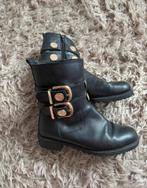 NIKKIE laarsjes zwart goud, Kleding | Dames, Schoenen, Ophalen of Verzenden, Zo goed als nieuw, Zwart