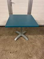 15 stuks Turquoise horeca terras tafels 80x80 cm Werzalit, Ophalen, Zo goed als nieuw