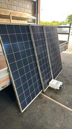 Set van 3 zonnepanelen inclusief omvormer, Doe-het-zelf en Verbouw, Ophalen, Gebruikt, Compleet systeem