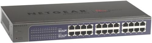 NETGEAR ProSafe Plus JGS524E – 24‑poort Gigabit Switch, Computers en Software, Netwerk switches, Gebruikt, Ophalen of Verzenden