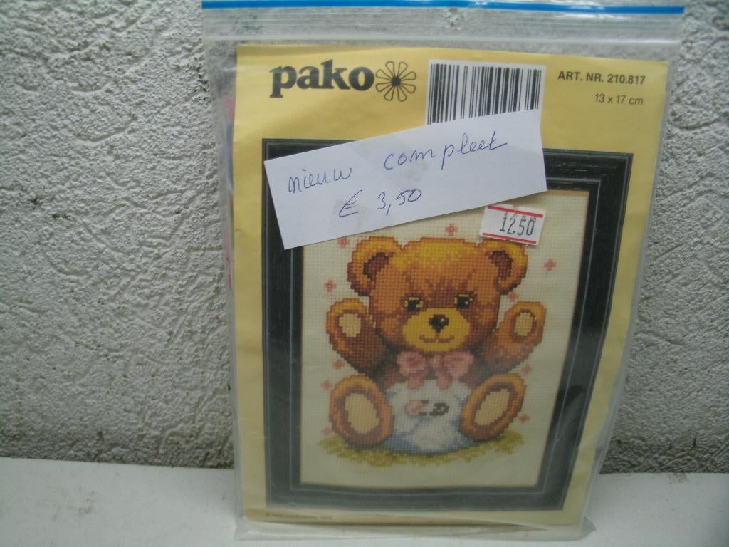 bg 62 pako beer 13x17 compl 45 gr 3,50, Ophalen of Verzenden, Nieuw, Patroon