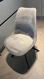 Moderne taupe stoelen, Huis en Inrichting, Stoelen, Ophalen, Zo goed als nieuw, Metaal, Modern