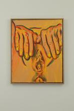 schilderij naakt vrouw erotisch, Antiek en Kunst, Kunst | Schilderijen | Modern, Ophalen of Verzenden