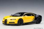 Autoart Bugatti Chiron (Jaune Molsheim/Nocturne Black), Autoart, Auto, Autoart, Nieuw