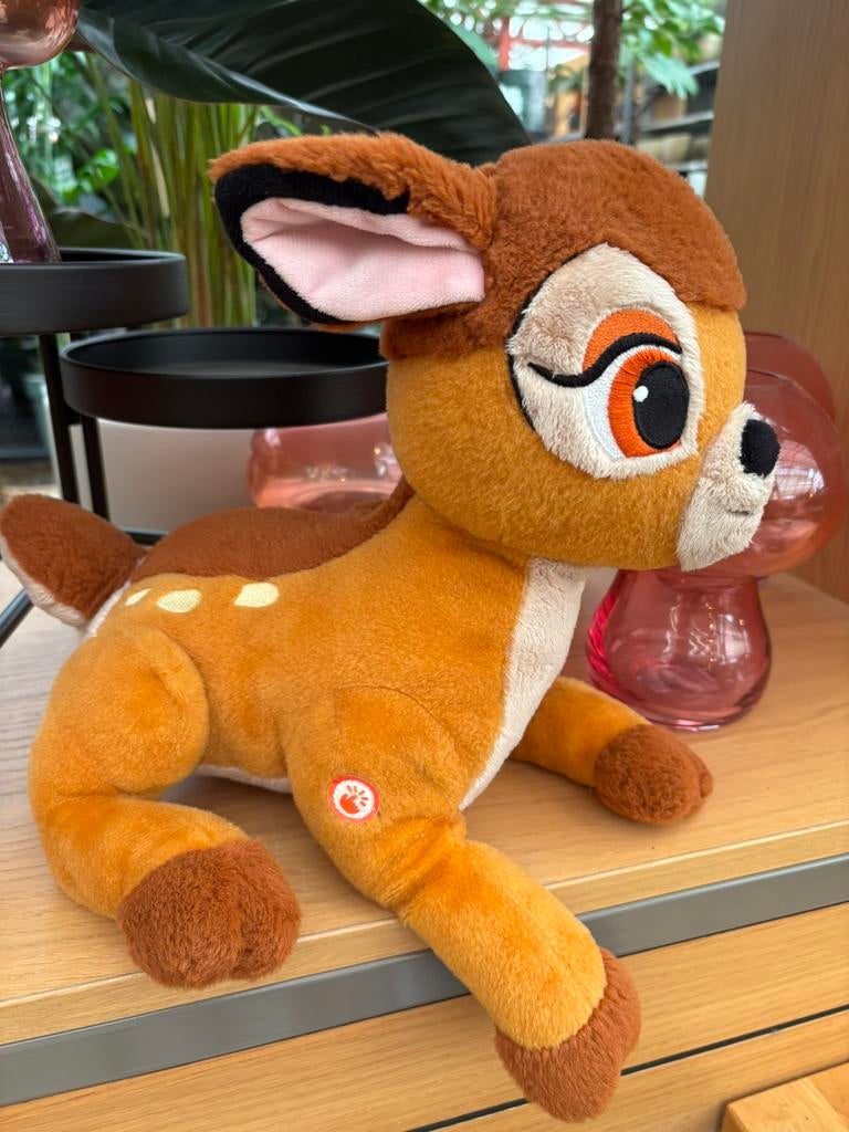 Disney Bambi groot met oplichtende wangen, Kinderen en Baby's, Speelgoed | Knuffels en Pluche, Verzenden, Overige typen