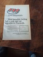 Advertentie van de PTT tompoezen 1977, Ophalen of Verzenden, Zo goed als nieuw, Overige typen