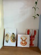 Wandpanelen, hout en epoxy, Ophalen of Verzenden