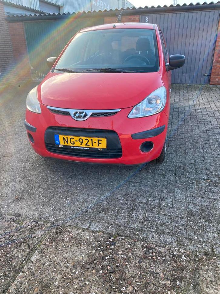 Hyundai i10 1.1 I 5DR 2009 Rood airco apk 1e eigenaar, Auto's, Hyundai, Bedrijf, Benzine, B, Hatchback, Handgeschakeld, Geïmporteerd