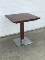 1 stuks horecatafel 70x70 midden poot rubberwood, Ophalen