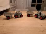 Mecano set 2x Tractor met Aanhanger, Overige merken, Gebruikt, 1:32 tot 1:50, Ophalen of Verzenden