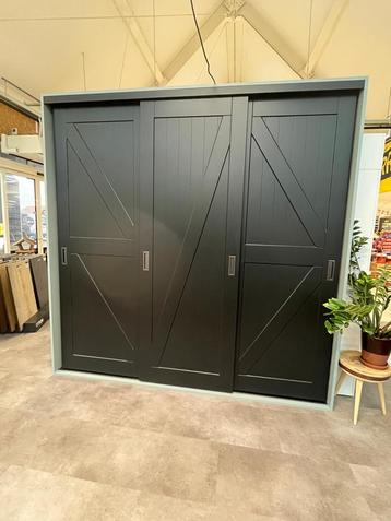 Showroommodel Rafitto Kast - Zwart/Kaki - 250x250x74cm beschikbaar voor biedingen