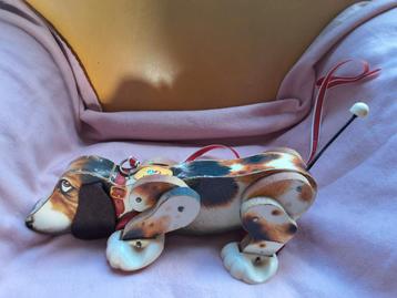Vintage Fisher Price Snoopy hond Trekfiguur 1961 izgs beschikbaar voor biedingen