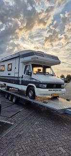 Fiat ducato 290 Hobby opbouw, Caravans en Kamperen, Campers, Fiat, Hobby, Particulier, Luifel