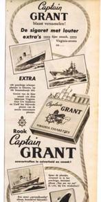 Captain Grant - Advertentie uit Tijdschrift 1957, Verzamelen, Gebruikt, Verzenden