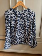 Samsoe & Samsoe mooie top/ blouse S blauw wit bloem, Samsoe Samsoe, Ophalen of Verzenden, Maat 36 (S), Blauw