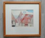 Dick Zwier  (1915-1993) - Dakvenster Friesland  - Realisten, Antiek en Kunst, Ophalen of Verzenden