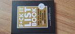 Jacob & Haver - F*CK-it list book, Verzenden, Nieuw, Jacob & Haver