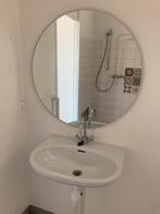 Badkamerspiegel 80 cm, Ophalen, Overige typen, 50 tot 100 cm, Zo goed als nieuw