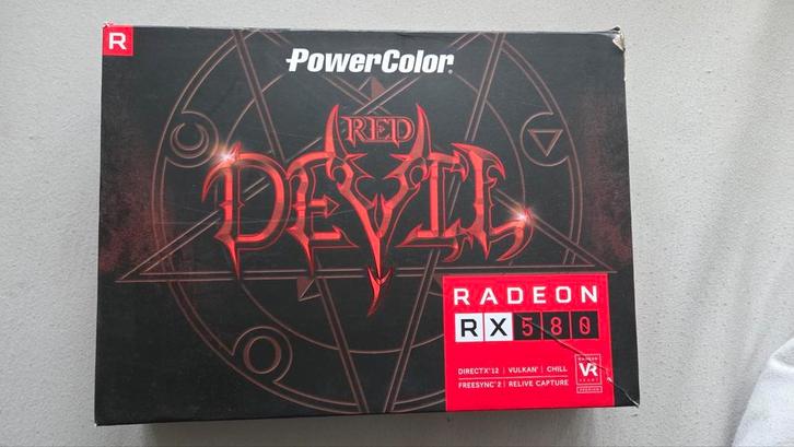 RED DEVIL RX580 8GB, Computers en Software, Videokaarten, Zo goed als nieuw, AMD, PCI-Express 5.0, GDDR5, HDMI, DisplayPort, DVI
