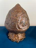 Zwaar antiek gietijzeren gebronsd ornament | 1890-1940, Ophalen of Verzenden