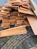 Parket laminaat vloer, Huis en Inrichting, Stoffering | Vloerbedekking, Gebruikt, Bruin, 50 tot 75 m², Ophalen