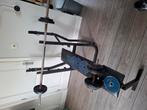Bankdrukset halterbank dumbell gewichten, Sport en Fitness, Ophalen of Verzenden, Gebruikt, Benen, Fitnessbank