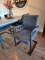 4x Eetkamerstoel Parantino rhino grey, Ophalen, Gebruikt, Metaal, Vier
