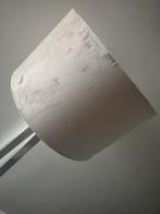 Stijlvolle lamp met taupe velours kap, Ophalen, Zo goed als nieuw, Metaal, 100 tot 150 cm