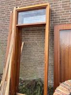 Kozijn deur meranti, Doe-het-zelf en Verbouw, Kozijnen en Schuifpuien, Gebruikt, Deurkozijn, 225 cm of meer, Hout