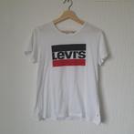 Levi's wit T-shirt met logo maat S, Verzenden, Wit, Nieuw, Korte mouw