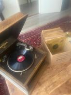 Grammofoon viva - tonal Columbia incl. platen, Antiek en Kunst, Antiek | Tv's en Audio, Ophalen