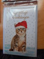 48 (6x8) kerstkaarten Franciens katten, Verzenden, Nieuw