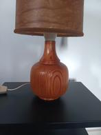 Vintage Deense Mid-Century Lamp - Pinewood, Huis en Inrichting, Lampen | Vloerlampen, Gebruikt, Ophalen of Verzenden, Stof, Minder dan 100 cm
