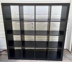 Kallax 16 vaks open kast vakkenkast 4x4 zwart Ikea, Ophalen, 100 tot 150 cm, 100 tot 150 cm, Zo goed als nieuw