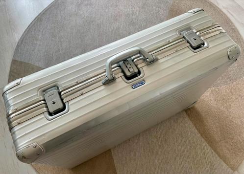 Rimowa grote vintage aluminium reiskoffer, Sieraden, Tassen en Uiterlijk, Koffers, Gebruikt, Metaal, 70 cm of meer, 45 tot 55 cm