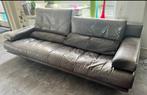 Rolf Benz 6500 grijs leer 3 zits, Huis en Inrichting, Ophalen, Gebruikt, Minder dan 75 cm, Driepersoons