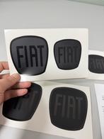 Fiat 500 vinyl badge overlays black stickers glow reflector, Ophalen of Verzenden, H, H, H