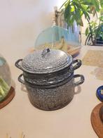 grijs gewolkte vintage rijststomer(dandang), Ophalen of Verzenden, Overige materialen, Overige stijlen, Overige typen