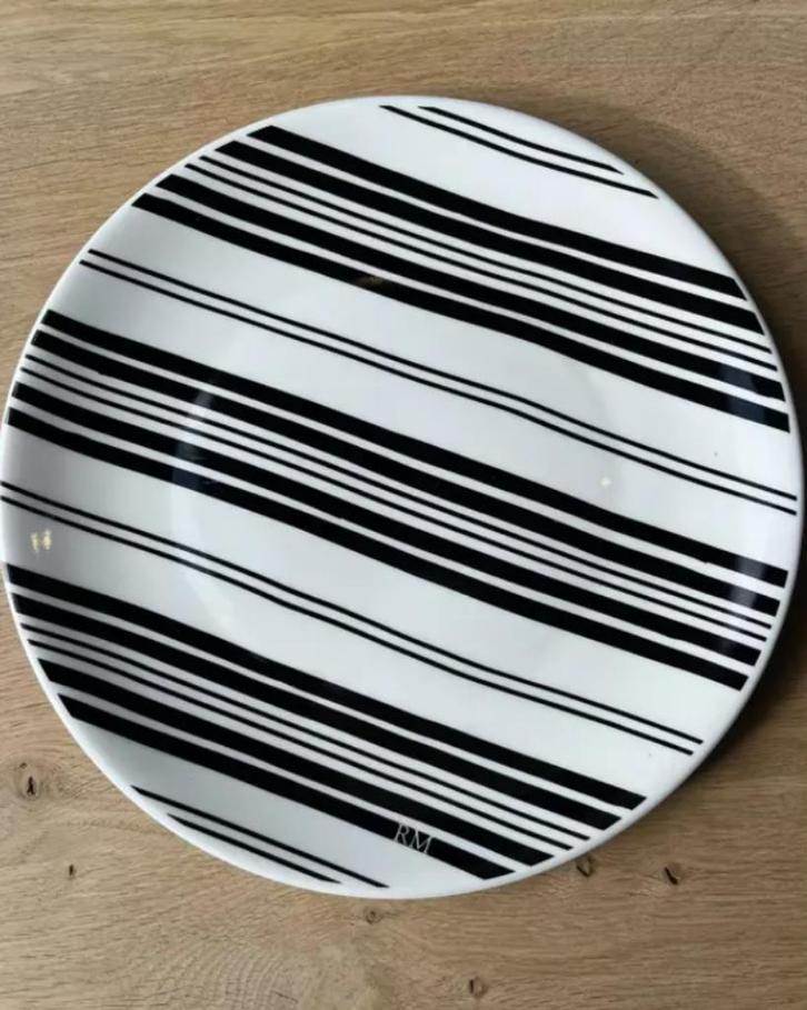 Showroom uitverkoop - Rivièra Maison Dinner Plate set van 4, Huis en Inrichting, Keuken | Servies, Nieuw, Bord(en), Overige stijlen