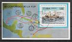 Cuba 1982  Schip, Verzenden, Gestempeld, Midden-Amerika
