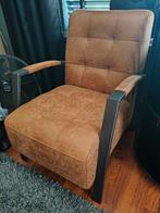 Fauteuil industriël, nieuw, Huis en Inrichting, Fauteuils, Ophalen, Minder dan 75 cm, Leer, Zo goed als nieuw