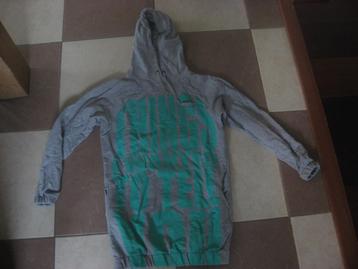 SALE grijze/ groene Minimum lange hoodie , mt 36 beschikbaar voor biedingen