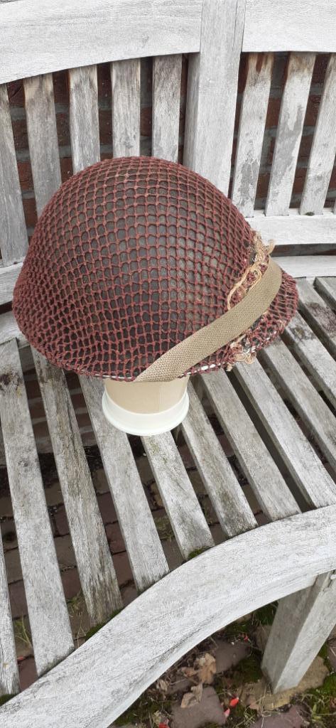 MKIII helm ww2 ( brits/canadees ), Verzamelen, Militaria | Tweede Wereldoorlog, Landmacht, Helm of Baret, Engeland, Verzenden