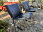 Kebe Möbler Eagle Danish Design fauteuils Zwart en wit, Huis en Inrichting, Fauteuils, Ophalen, Gebruikt, Danish Deens Retro Vintage Industrieel Kjaerholm
