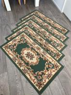 Retro vloerkleed 60x110 cm groen (5 stuks), Ophalen, 100 tot 150 cm, Crème, 50 tot 100 cm