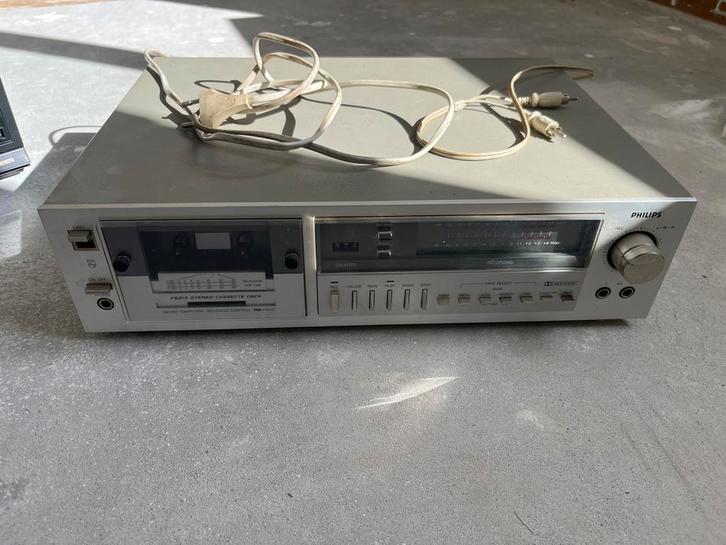 Philips F6213 Cassettedeck, Audio, Tv en Foto, Cassettedecks, Enkel, Philips, Tiptoetsen, Ophalen
