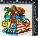 Sticker: BMX - I love BMX, Ophalen of Verzenden, Zo goed als nieuw, Sport