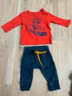 Tumble ‘n dry shirt rood, Noppies blauwe broek maat 56, Kinderen en Baby's, Babykleding | Maat 56, Ophalen of Verzenden